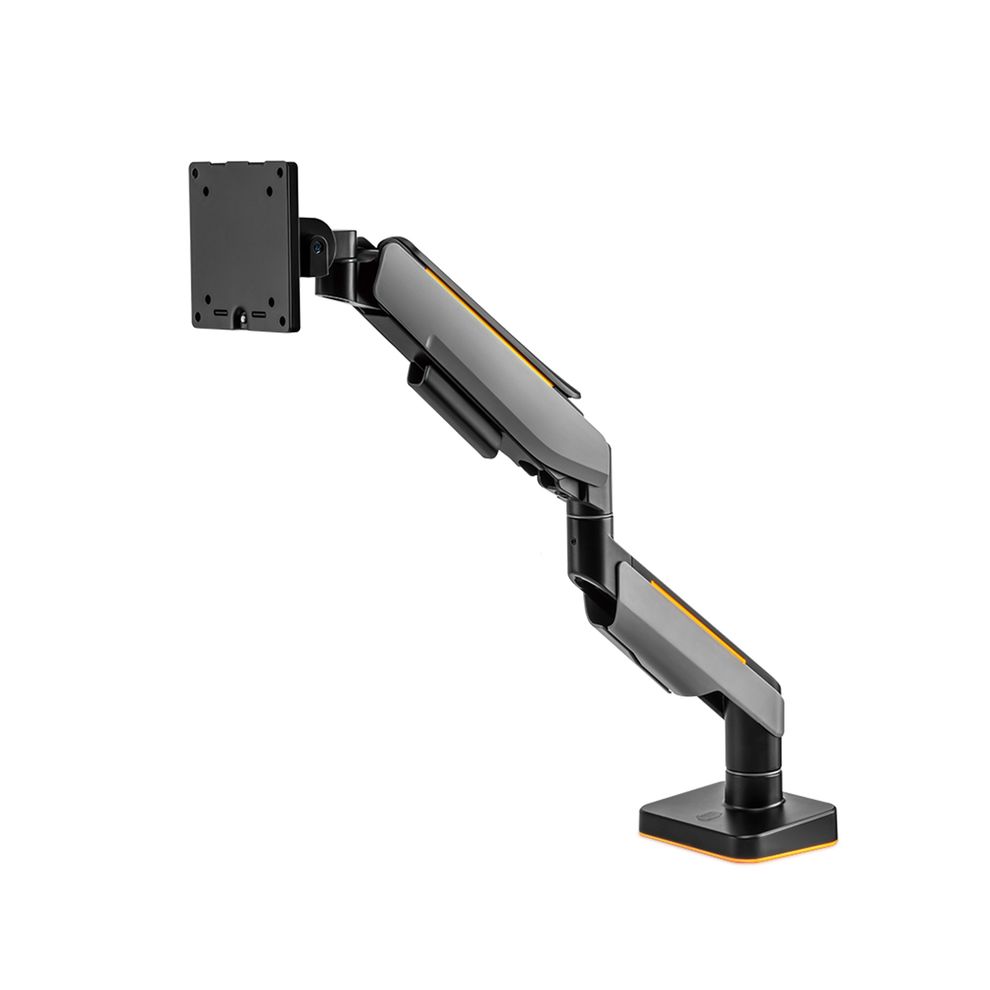 Hình ảnh 6 của Arm màn hình Human Motion T9 Pro II Series (Arm đơn -Led RGB - Gray - Mới, Full box, Chính hãng)