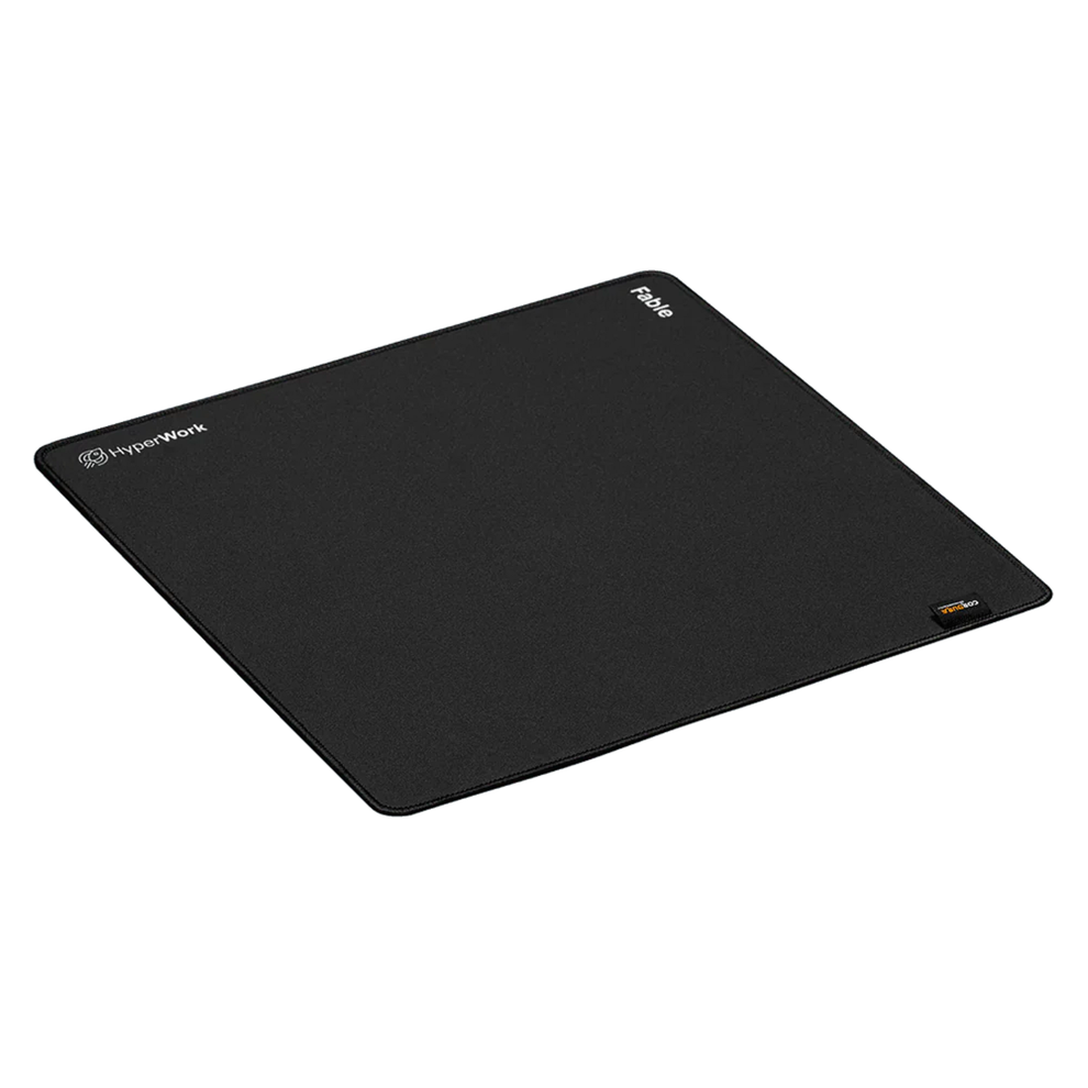 Hình ảnh 2 của Bàn di chuột Gaming Mouse Pad HyperWork FABLE (400x400x5mm - Đen - Mới, Full box, Chính hãng)