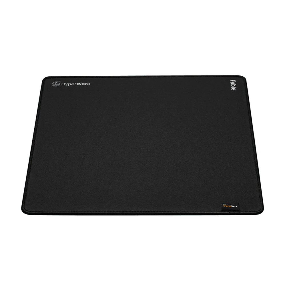 Hình ảnh 3 của Bàn di chuột Gaming Mouse Pad HyperWork FABLE (400x400x5mm - Đen - Mới, Full box, Chính hãng)