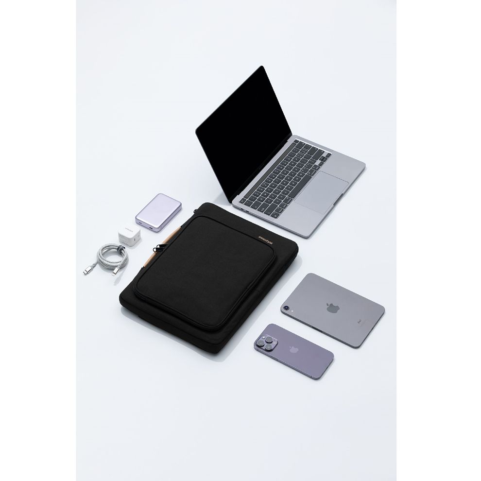 Hình ảnh 2 của Túi xách chống sốc Laptop Innostyle OmniProtect Carry - S114 (Phù hợp 13-14 inch - Black - Mới, Full box, Chính hãng)