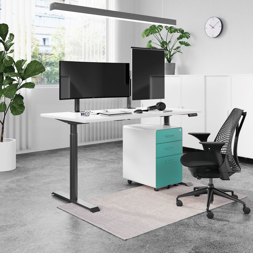 Hình ảnh 2 của Mặt bàn PULUONG - by NiceDesign (Cao Cấp) (152.4x76.2x2.5cm - White - Mới, Full box, Chính hãng) (NDTT23PULU02)