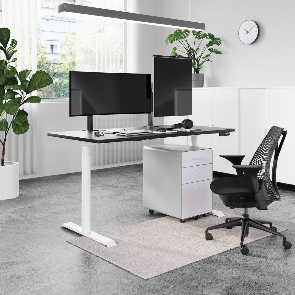 Hình ảnh 4 của Mặt bàn PULUONG - by NiceDesign (Cao Cấp) (152.4x76.2x2.5cm - White - Mới, Full box, Chính hãng) (NDTT23PULU02)