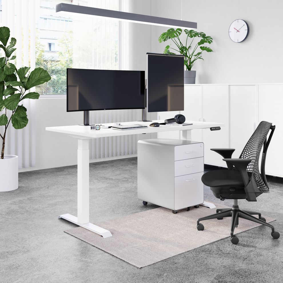 Hình ảnh 8 của Mặt bàn PULUONG - by NiceDesign (Cao Cấp) (152.4x76.2x2.5cm - White - Mới, Full box, Chính hãng) (NDTT23PULU02)