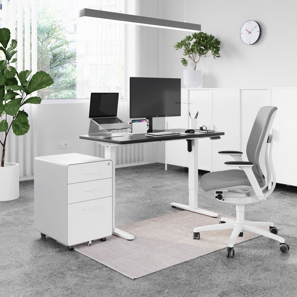 Hình ảnh 6 của Mặt bàn PUSILUNG- by NiceDesign (Cao Cấp) (120x60x2.5cm - Black - Mới, Full box, Chính hãng) (NDTT23PUSI01)