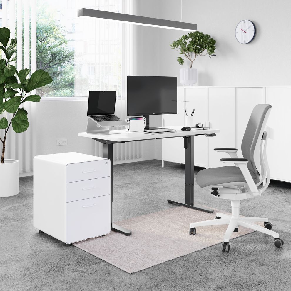 Hình ảnh 4 của Mặt bàn PUSILUNG- by NiceDesign (Cao Cấp) (120x60x2.5cm - Black - Mới, Full box, Chính hãng) (NDTT23PUSI01)