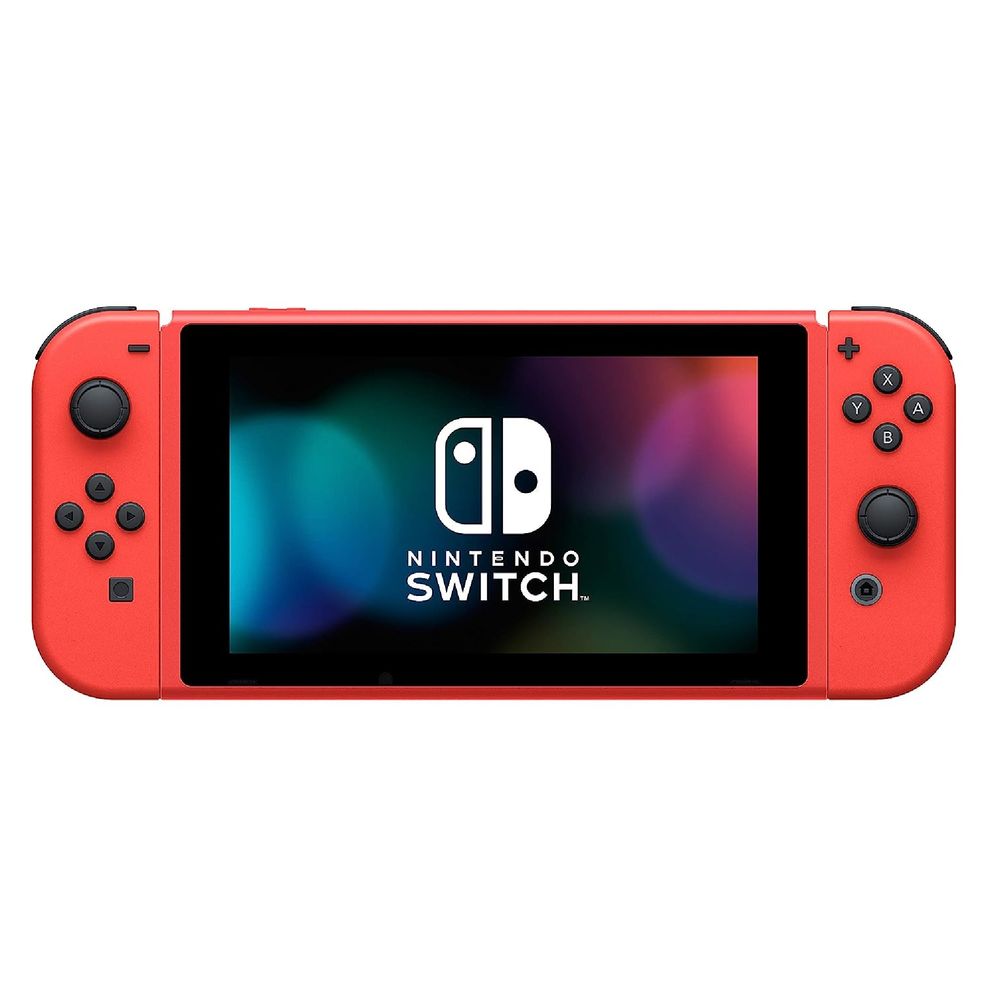 Hình ảnh 3 của Máy chơi game Nintendo Switch (Mario Red & Blue Edition Nintendo Switch Console - Neon Blue Red - Outlet, Nhập khẩu)