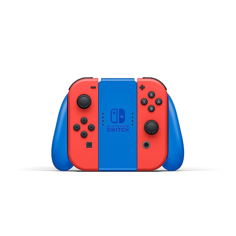 Hình ảnh 4 của Máy chơi game Nintendo Switch (Mario Red & Blue Edition Nintendo Switch Console - Neon Blue Red - Outlet, Nhập khẩu)