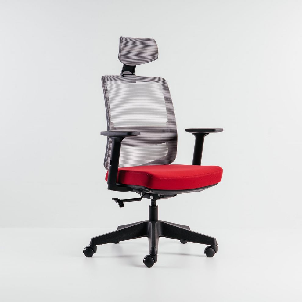 Hình ảnh 3 của Ghế Công Thái Học Merryfair Work (Red Seat - Rose Red - Mới, Full box, Chính hãng)