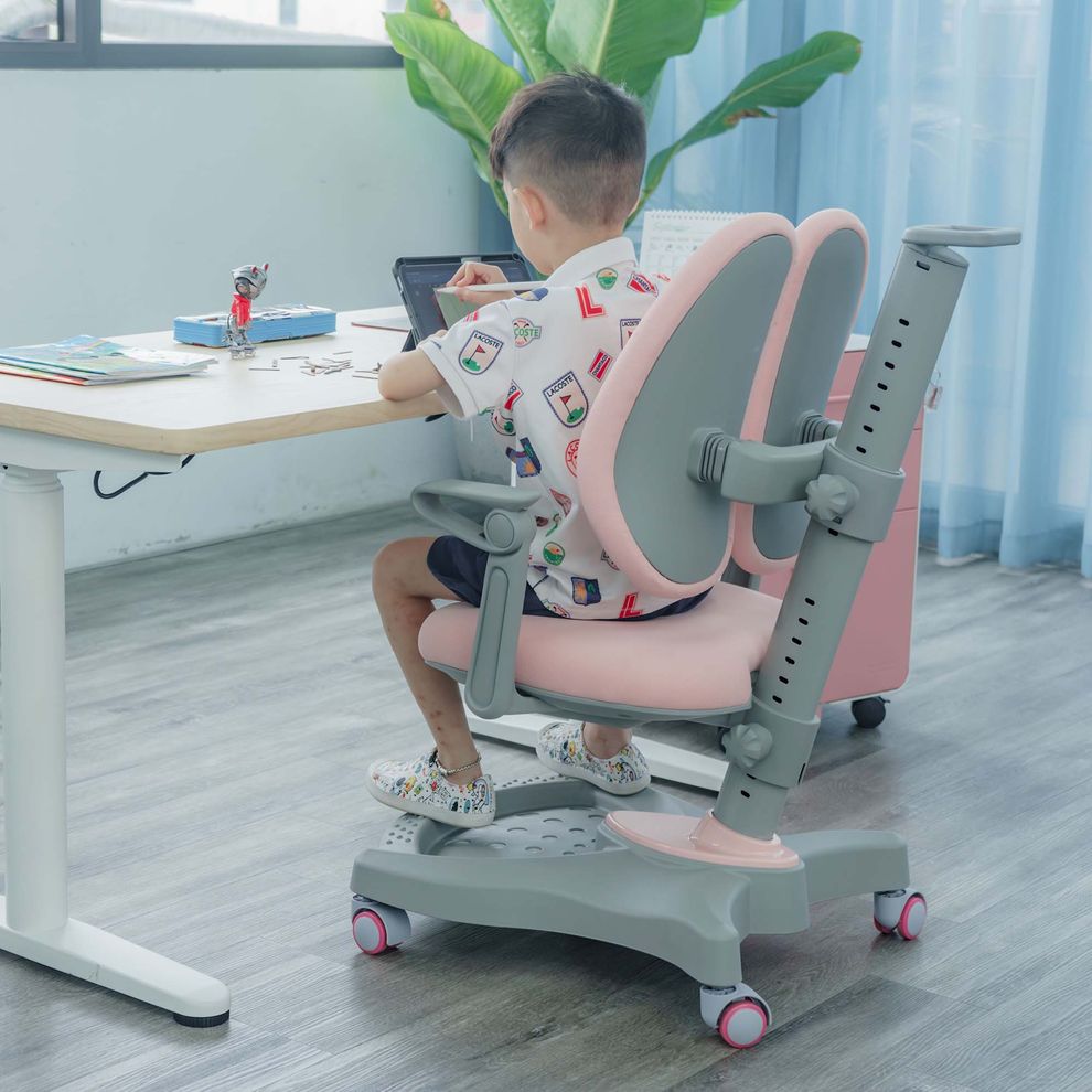 Hình ảnh 2 của Ghế Công Thái Học Chống Gù Trẻ Em BioKids (BK-01 - Pink - Mới, Full box, Chính hãng)