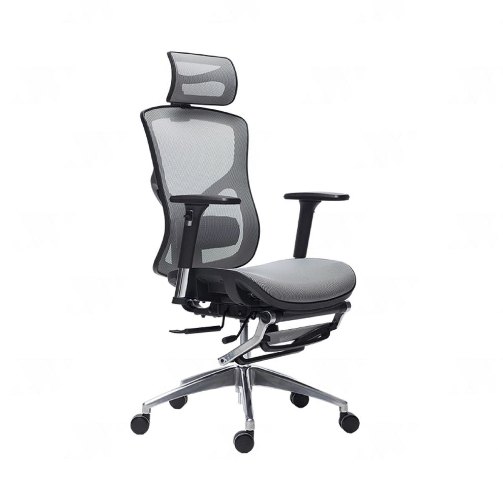 Hình ảnh 2 của Ghế Công Thái Học Manson Vera (Lưới Wintex - Kê chân theo ghế - Grey - Mới, Full box, Chính hãng)