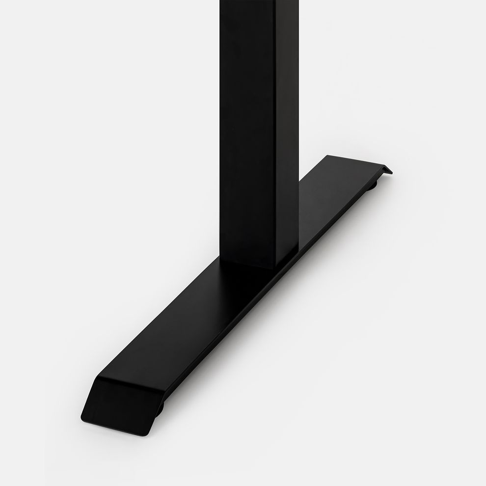 Hình ảnh 6 của Bàn nâng hạ PULUONG - Oval - By NiceDesign (Cao Cấp) (Mặt bàn đen - 152.4x76.2x2.5cm - Khung đen - Mới, Full box, Chính hãng) (NDSD23PULU05)