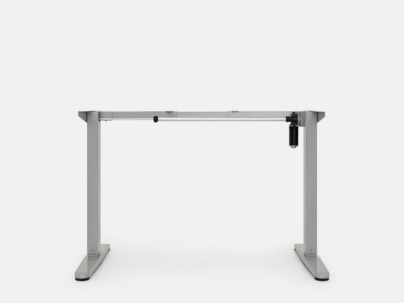 Hình ảnh 2 của Khung bàn nâng hạ PUSILUNG - By NiceDesign (Cao cấp) (1 Motor - 2 Stage - Silver Grey - Mới, Full box, Chính hãng) (NDAF23PUSI03)