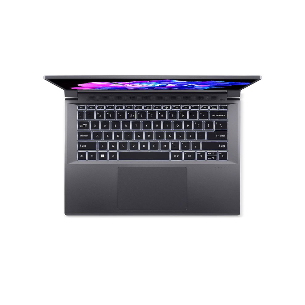 Hình ảnh 2 của Acer Swift X 14 SFX14-71G-78SY NX.KEVSV.006 - i7 13700H, RTX 4050 6GB, 32GB, 1TB, 2.8K OLED 120Hz