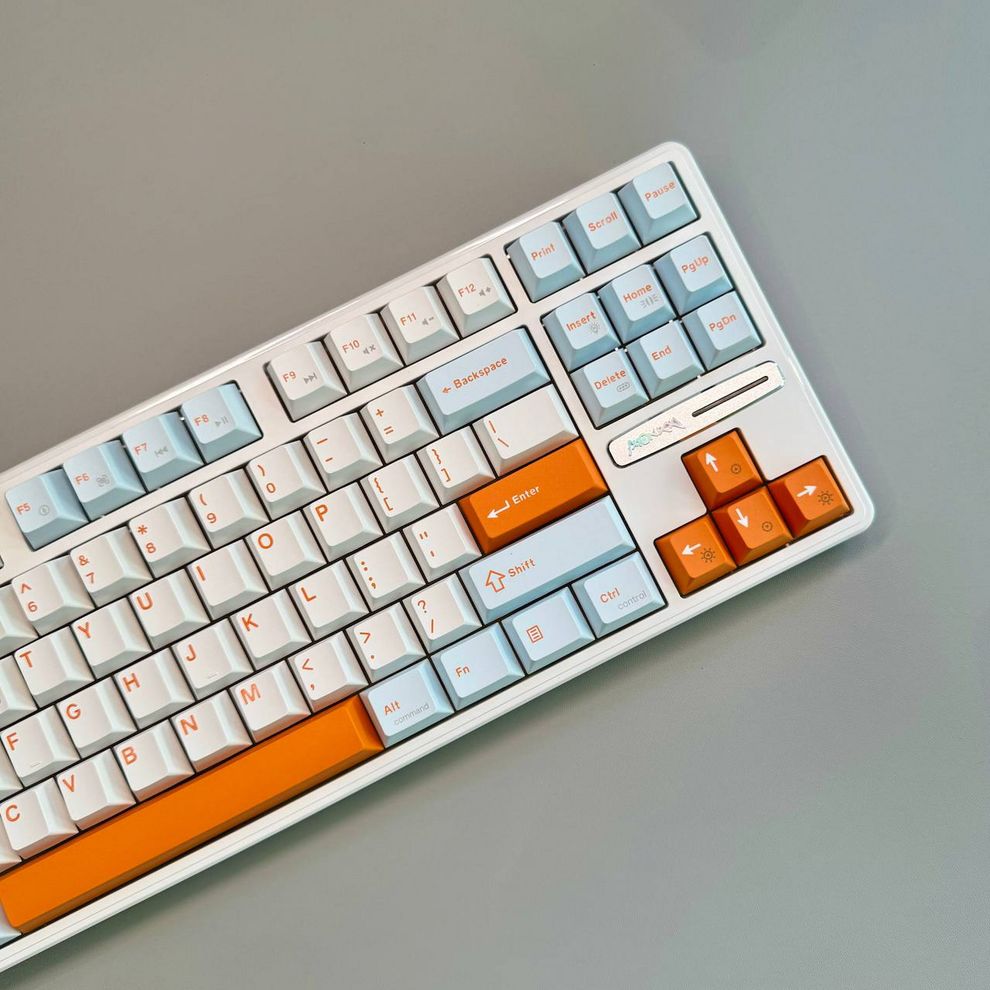 Hình ảnh 3 của Bàn phím cơ Monka 3087 Pro (3087 - Cherry Powder Switch - White - Mới, Full box, Nhập khẩu)