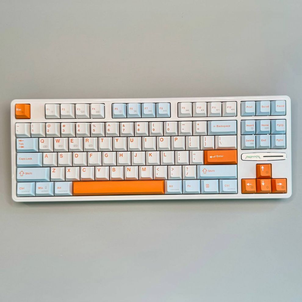 Hình ảnh 1 của Bàn phím cơ Monka 3087 Pro (3087 - KTT Hyacinth Switch - White - Mới, Full box, Nhập khẩu)