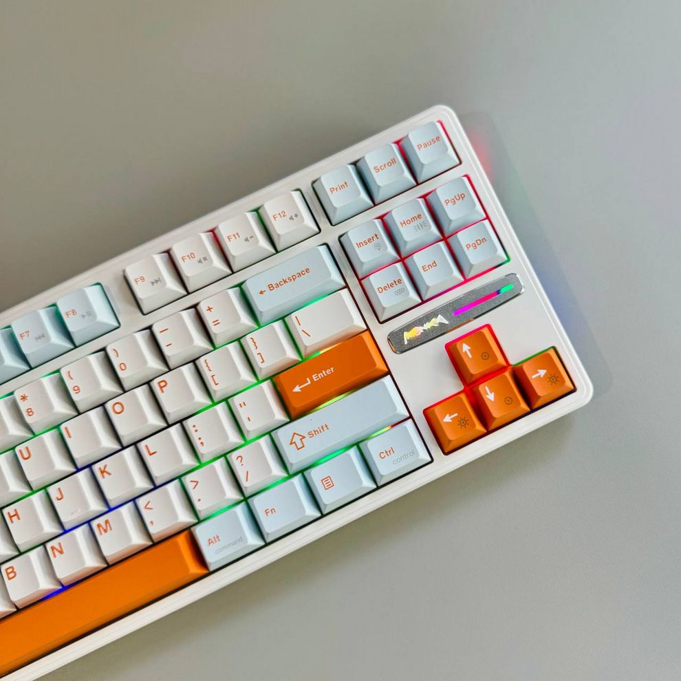 Hình ảnh 4 của Bàn phím cơ Monka 3087 Pro (3087 - KTT Hyacinth Switch - White - Mới, Full box, Nhập khẩu)