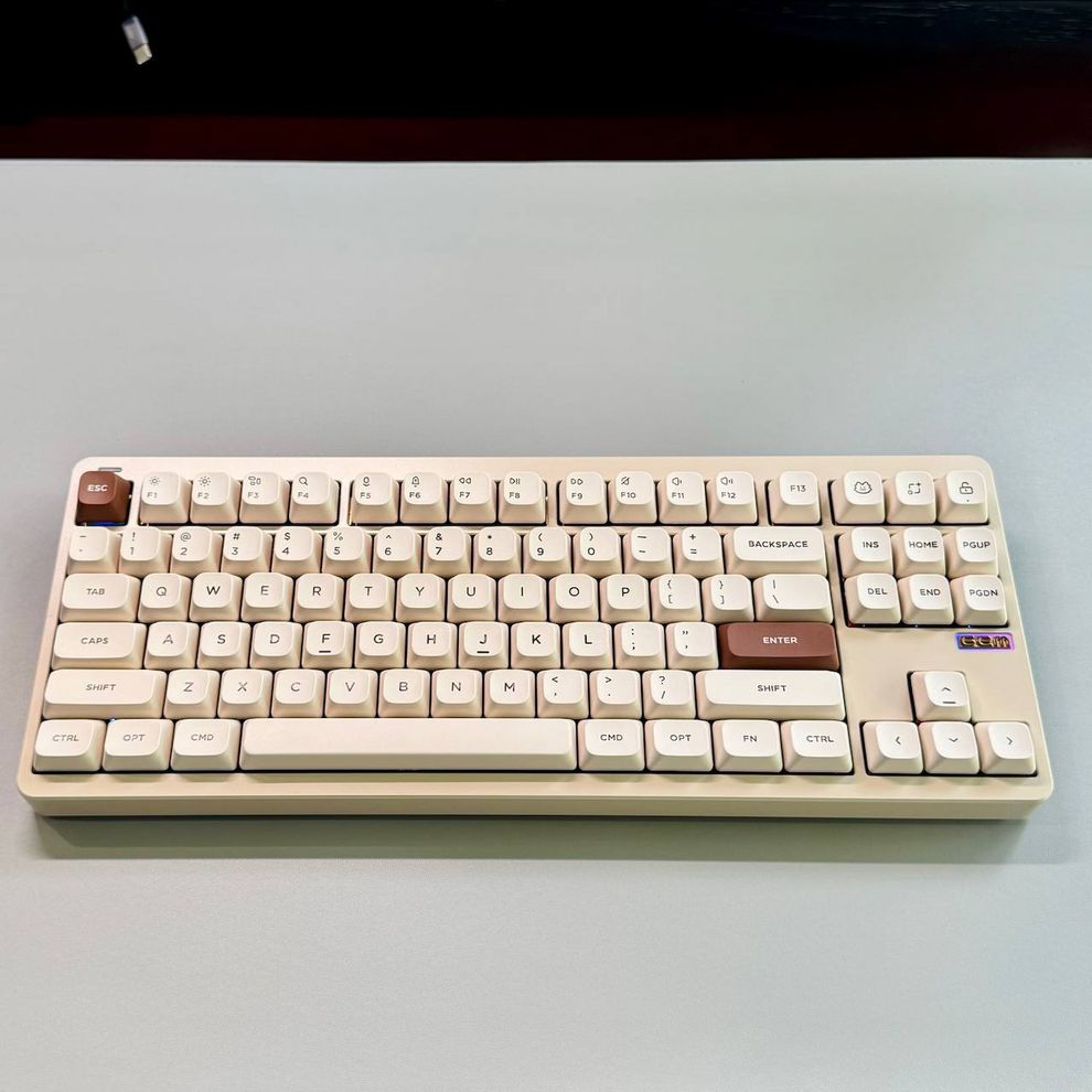Hình ảnh 2 của Bàn phím cơ Nuphy Gem80 (Nuphy Raspberry Switch - Cream - Mới, Full box, Nhập khẩu)