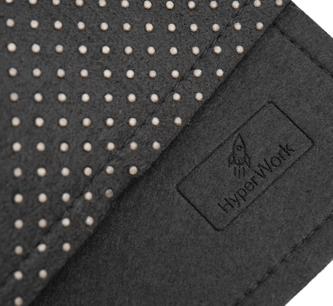 Hình ảnh 4 của Bàn di chuột nỉ HyperWork 80x40 (Đen - Mới, Full box, Chính hãng)