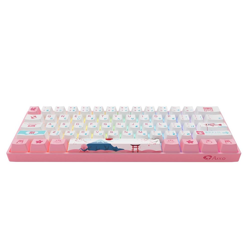 Hình ảnh 4 của Bàn phím cơ AKKO 3061 World Tour Tokyo R2 (Gateron Pink switch - Hồng - Mới, Full box, Chính hãng)