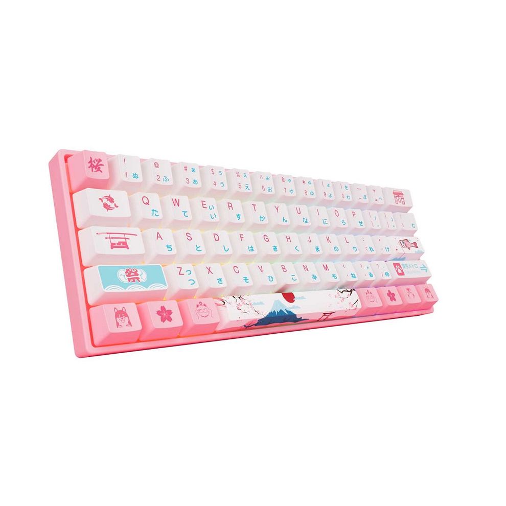 Hình ảnh 5 của Bàn phím cơ AKKO 3061 World Tour Tokyo R2 (Gateron Pink switch - Hồng - Mới, Full box, Chính hãng)