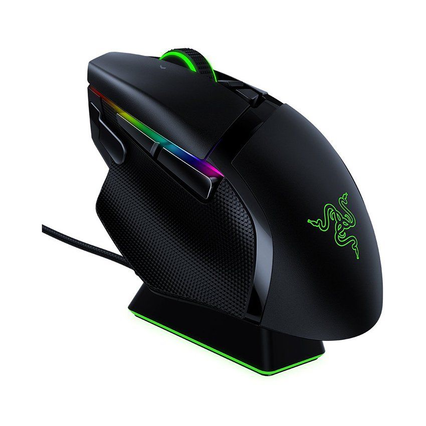 Hình ảnh 4 của Chuột Razer Basilisk Ultimate (Đen - Mới, Full box, Chính hãng) (RZ01-03170100-R3A1)