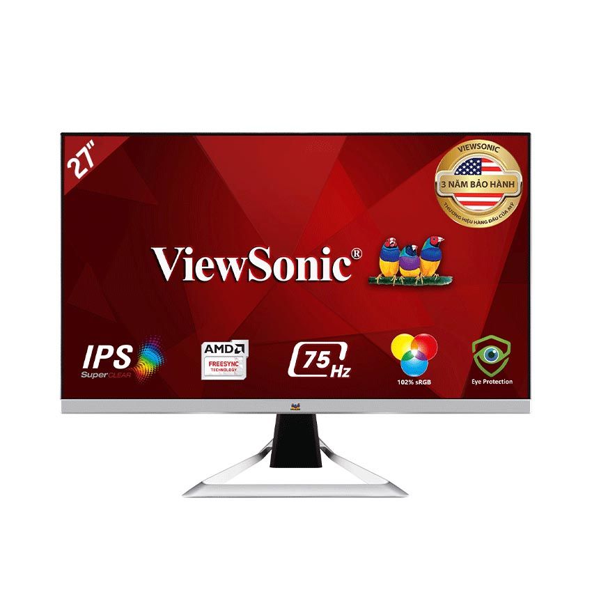 Hình ảnh 1 của Màn hình Viewsonic VX2781-MH (Galaxy Sliver - Mới, Full box, Chính hãng) (VX2781)