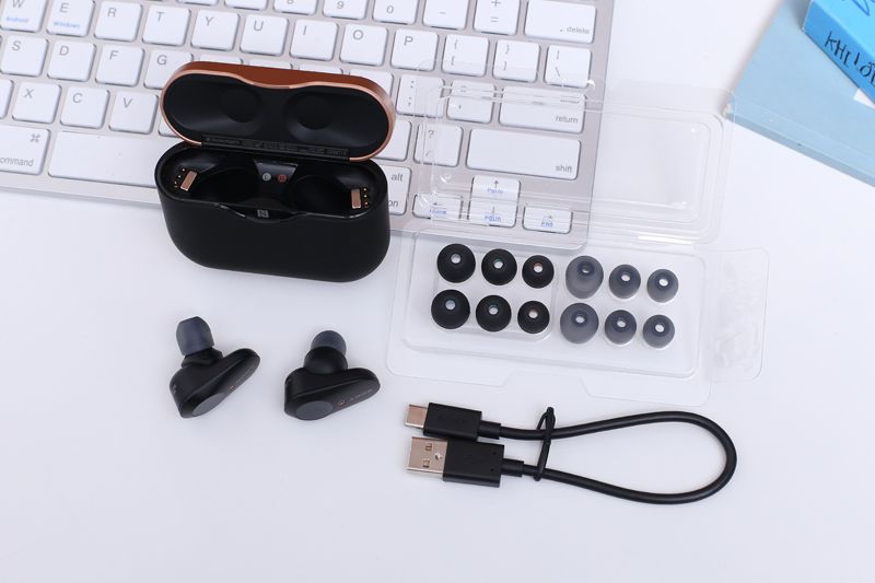 Hình ảnh 7 của Tai Nghe SONY True Wireless WF-1000XM3 (Đen - Mới, Full box, Chính hãng) (WF1000XM3)