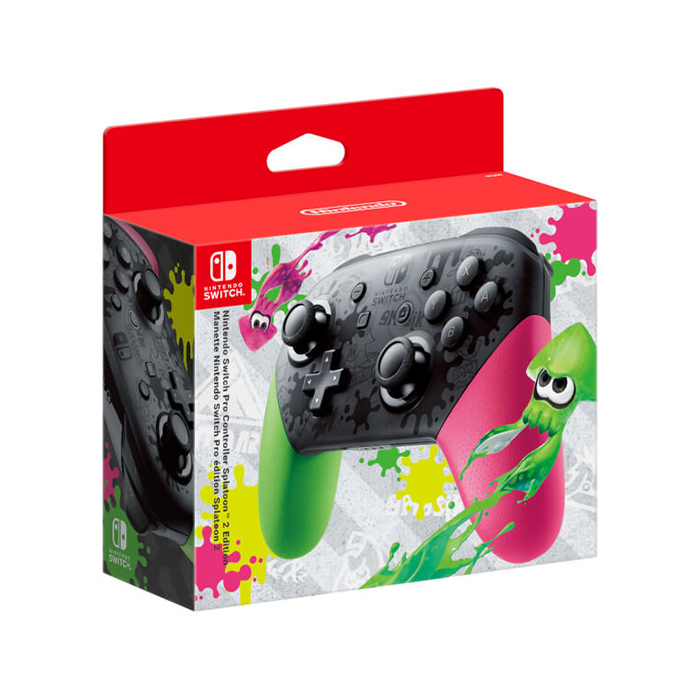 Hình ảnh 3 của Tay cầm Nintendo Switch Pro Controller (Splatoon 2 - Midnight - Mới, Full box, Nhập khẩu)