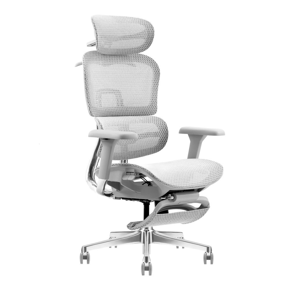 Hình ảnh 3 của Ghế Công Thái Học Manson Atum (Bản Pro - Kèm kê chân - Gray - Mới, Full box, Chính hãng)