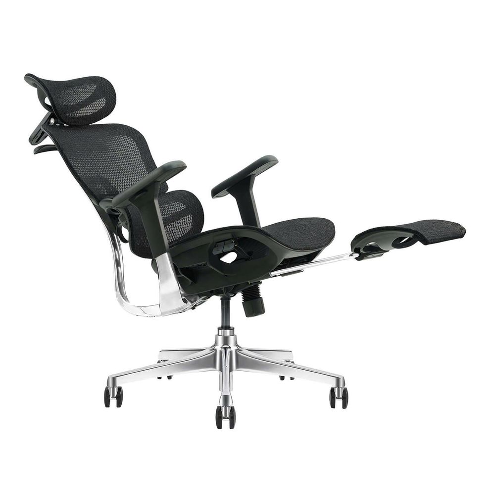 Hình ảnh 5 của Ghế Công Thái Học Manson Atum (Bản Pro - Kèm kê chân - Black - Mới, Full box, Chính hãng)