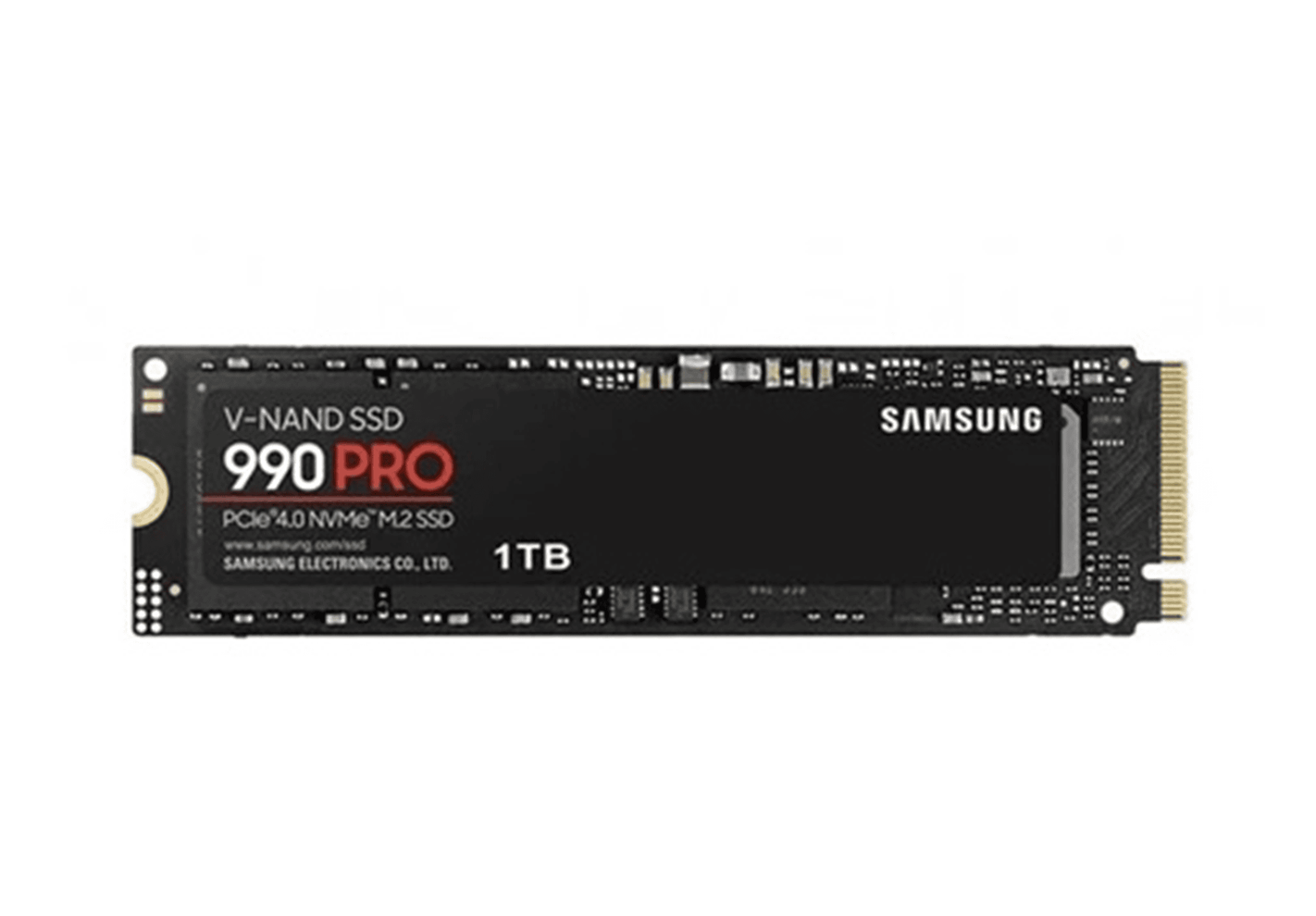 Hình ảnh 1 của SSD Samsung 990 Pro 1TB PCIe Gen 4 x4 NVME M2 2280 (Thunder Black - Mới, Sealed, Nhập khẩu)