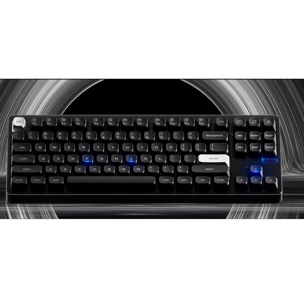 Hình ảnh 6 của Bàn phím cơ Nuphy Gem80 (Nuphy Raspberry Switch - Obsidian Black - Mới, Full box, Nhập khẩu)