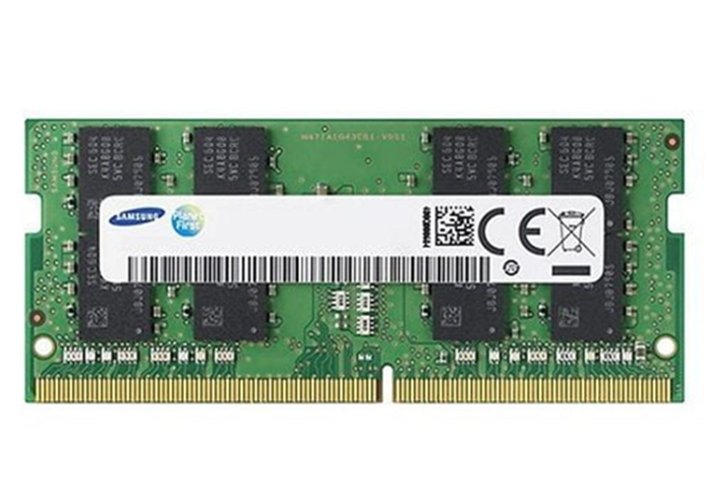 Hình ảnh 1 của RAM Laptop Samsung DDR4 16GB Bus 2400MHz (Green - Used, Nhập khẩu)