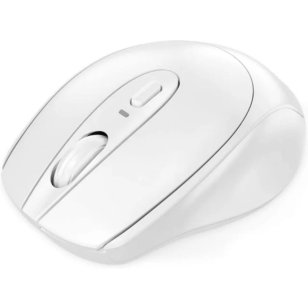 Hình ảnh 1 của Chuột Không dây EM604BW Silent (Bluetooth & Wireless 2.4Ghz - Frost White - Mới, Full box, Nhập khẩu)