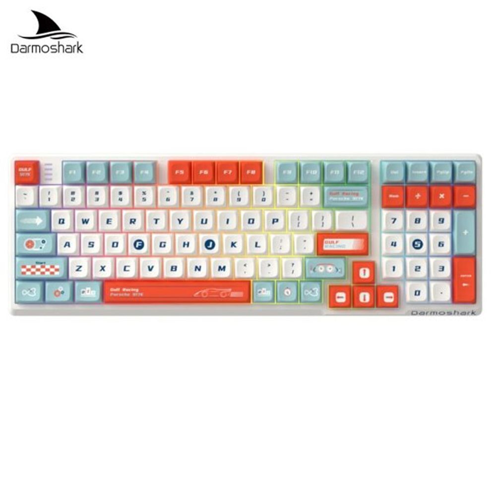 Hình ảnh 1 của Bàn phím cơ Darmoshark K7 Pro (Gulf Racing - Mới, Full box, Chính hãng)