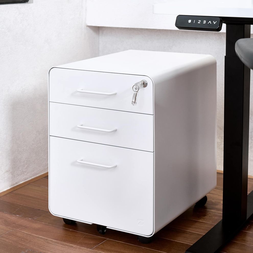 Hình ảnh 6 của Hộc tủ tài liệu 3 ngăn The Leaf Plus (3 Ngăn - White - Mới, Full box, Chính hãng) (NDFC24LEAP04)