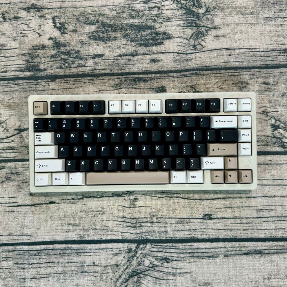 Hình ảnh 3 của Bàn phím cơ Rainy75 Aluminum CNC (304 Stainless Steel Weight (Tạ Thép) - RGB - Cheese white - Mới, Full box, Nhập khẩu)