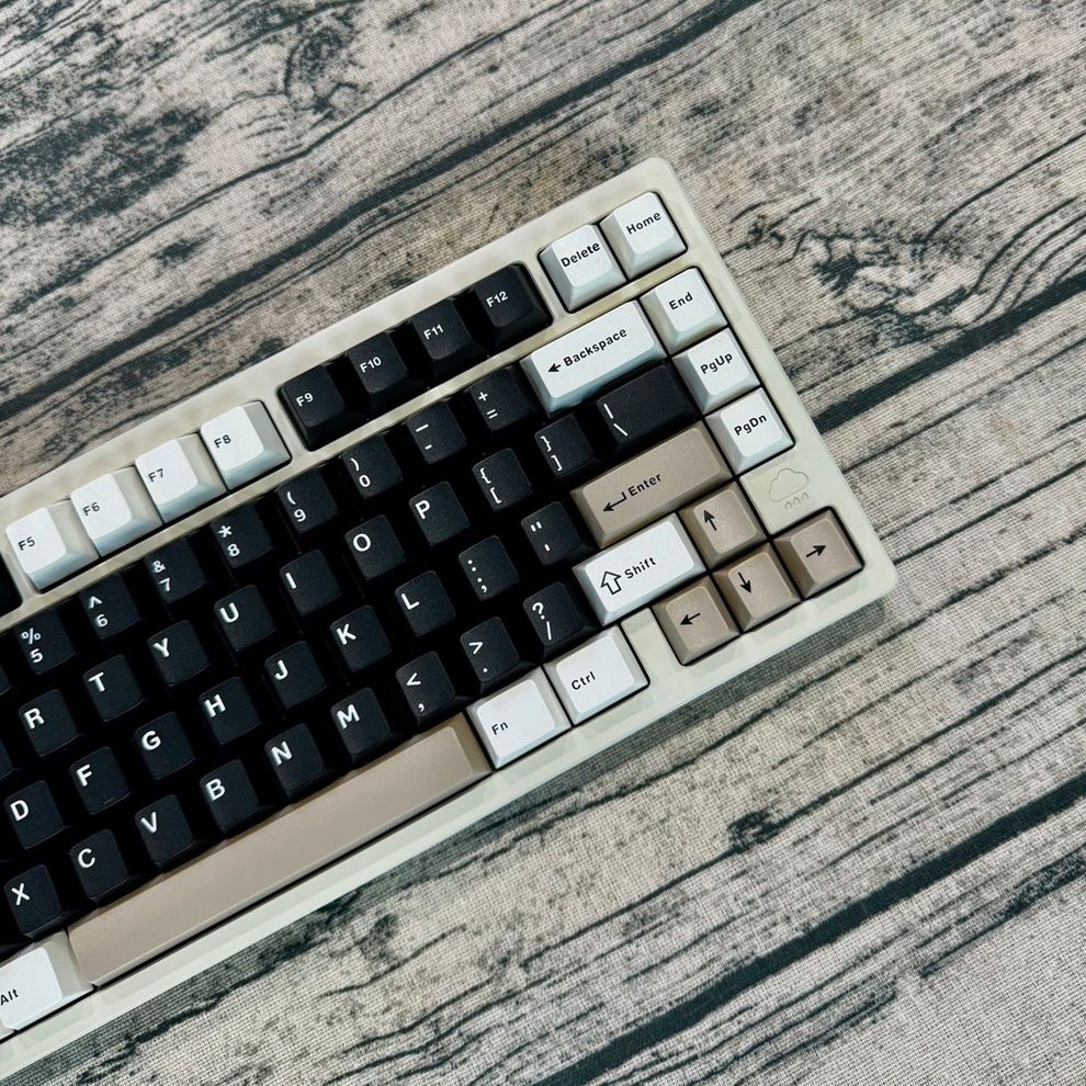 Hình ảnh 6 của Bàn phím cơ Rainy75 Aluminum CNC (304 Stainless Steel Weight (Tạ Thép) - RGB - Cheese white - Mới, Full box, Nhập khẩu)