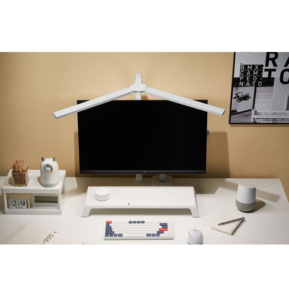 Hình ảnh 3 của Đèn bàn Led HyperWork Luna HPW DL01 (Trắng - Mới, Full box, Chính hãng)