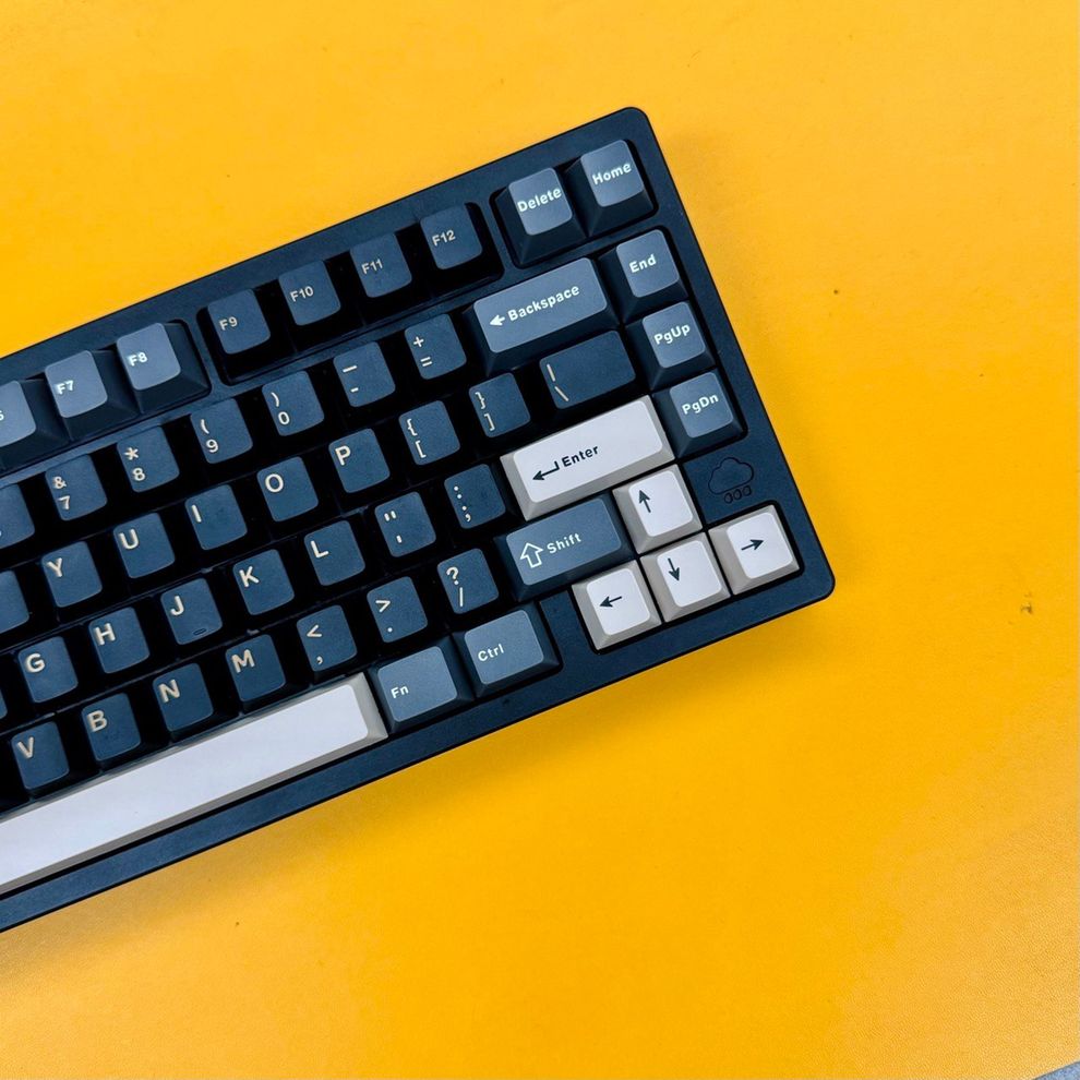 Hình ảnh 3 của Bàn phím cơ Rainy75 Aluminum CNC (Sliver Mirror Glass Weight (Tạ Gương) - RGB - Dark Knight - Mới, Full box, Nhập khẩu)