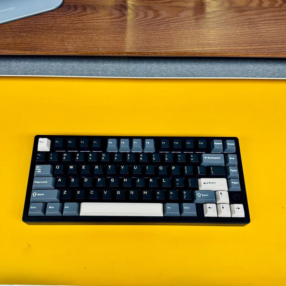 Hình ảnh 5 của Bàn phím cơ Rainy75 Aluminum CNC (Sliver Mirror Glass Weight (Tạ Gương) - RGB - Dark Knight - Mới, Full box, Nhập khẩu)