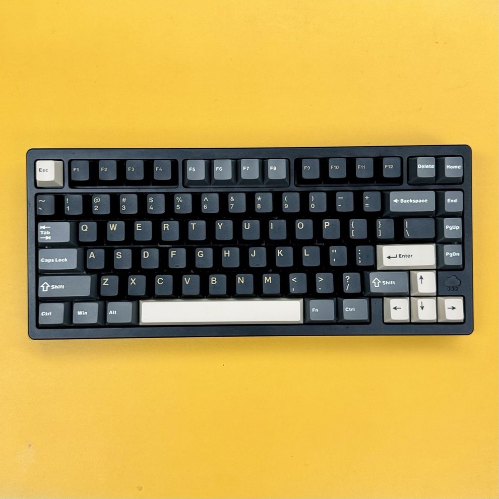 Hình ảnh 2 của Bàn phím cơ Rainy75 Aluminum CNC (Sliver Mirror Glass Weight (Tạ Gương) - RGB - Dark Knight - Mới, Full box, Nhập khẩu)