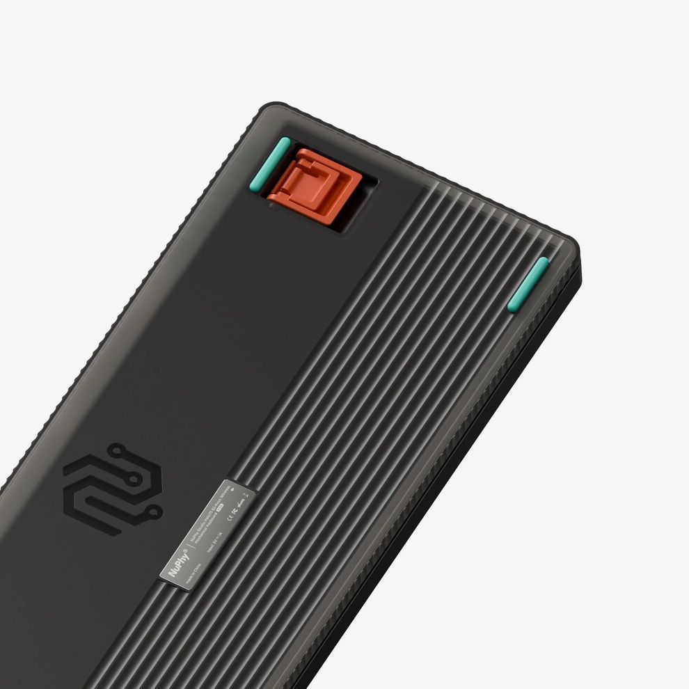 Hình ảnh 4 của Bàn phím cơ Nuphy Halo96 v2 - QMK/IVA (Nuphy Raspberry Switch - Obsidian Black - Mới, Full box, Nhập khẩu)