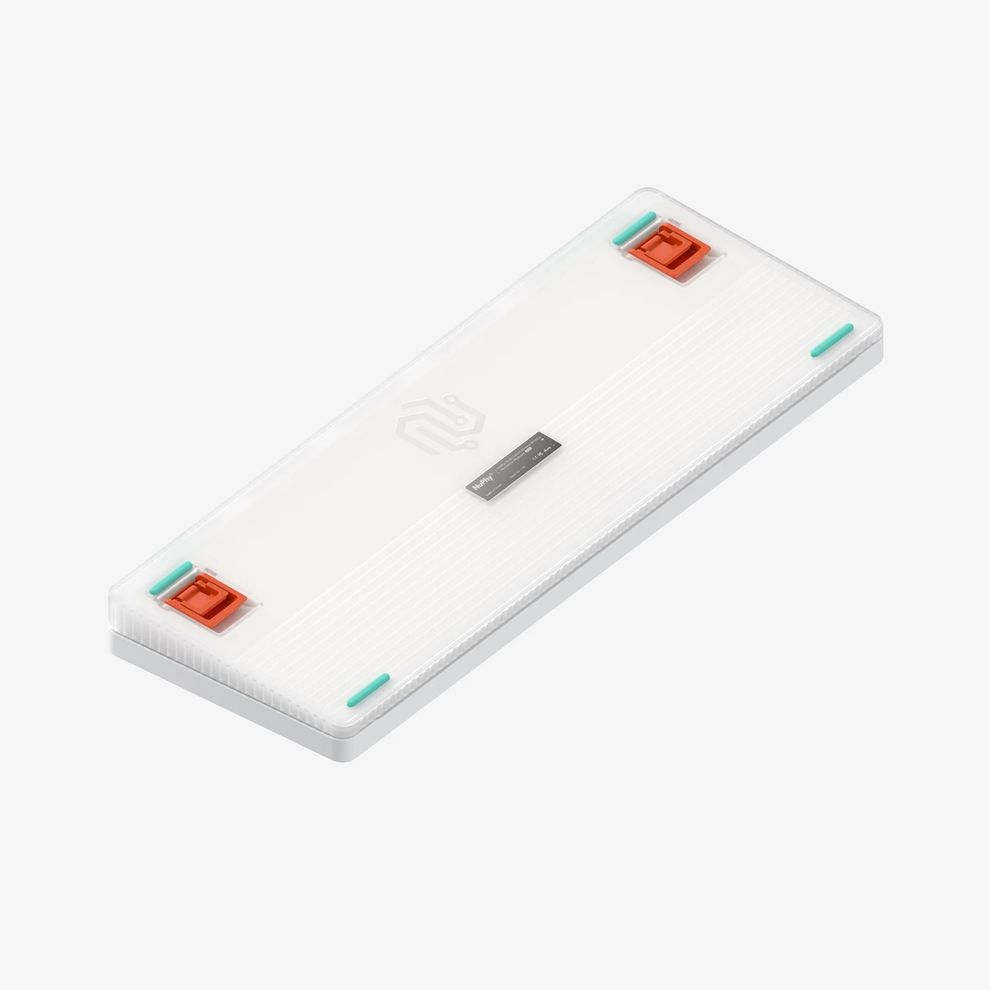Hình ảnh 2 của Bàn phím cơ Nuphy Halo96 v2 - QMK/IVA (Nuphy Raspberry Switch - Ionic White - Mới, Full box, Nhập khẩu)