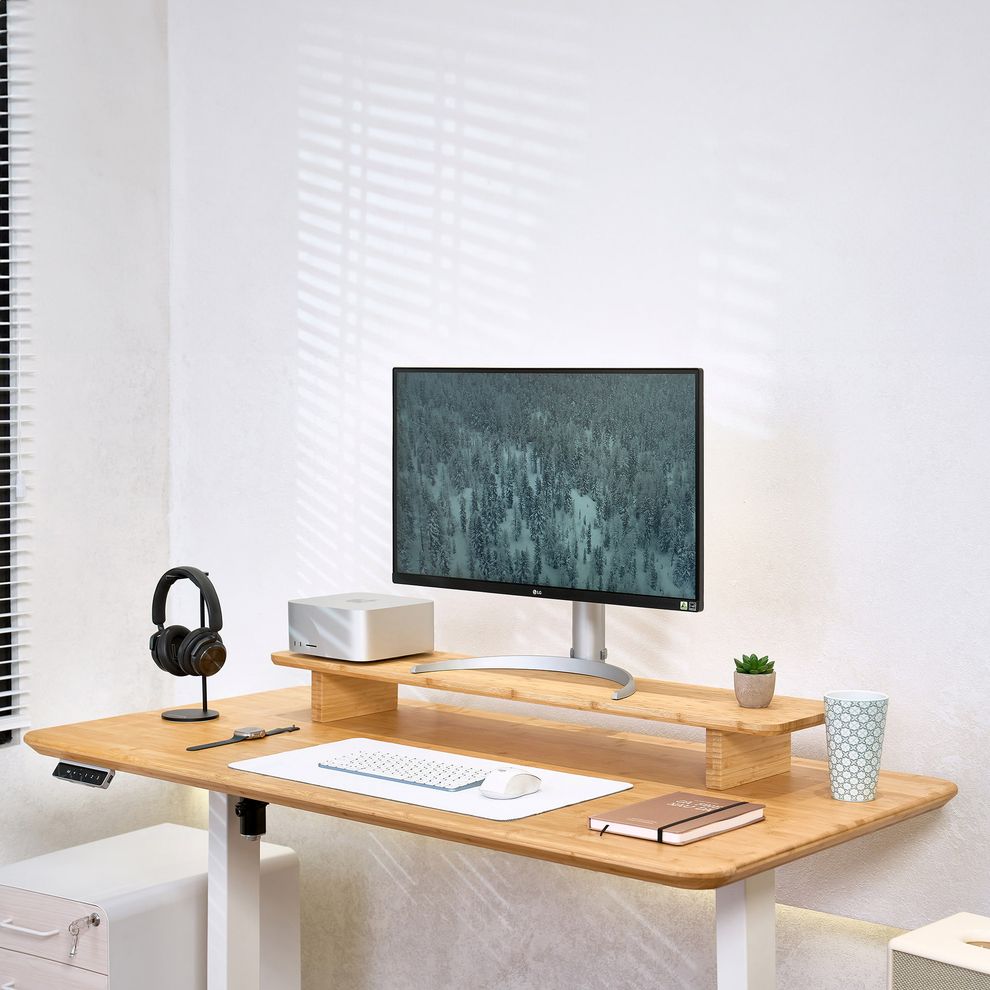 Hình ảnh 8 của Kệ màn hình The Sil - By NiceDesign (Vàng gỗ tự nhiên - Mới, Full box, Chính hãng) (TheSil01)