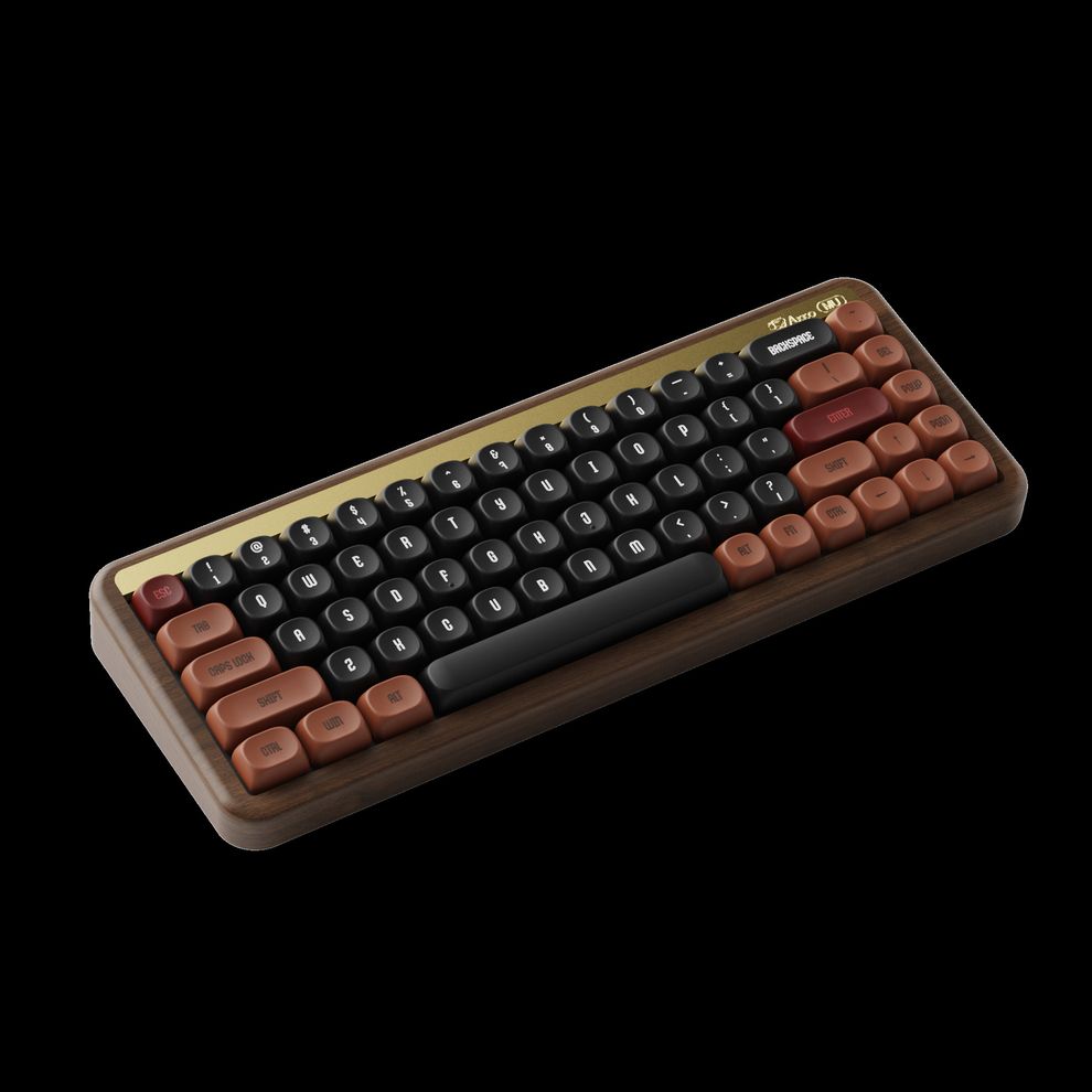 Hình ảnh 4 của Bàn phím cơ AKKO MU01 (MU01 - Autumn - Walnut - Black - Mới, Full box, Nhập khẩu)