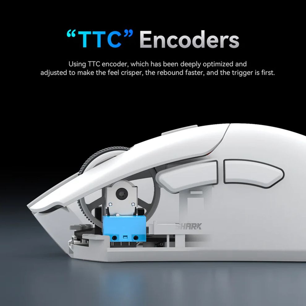 Hình ảnh 10 của Chuột không dây Attack Shark R1 (Trắng - Mới, Full box, Nhập khẩu)