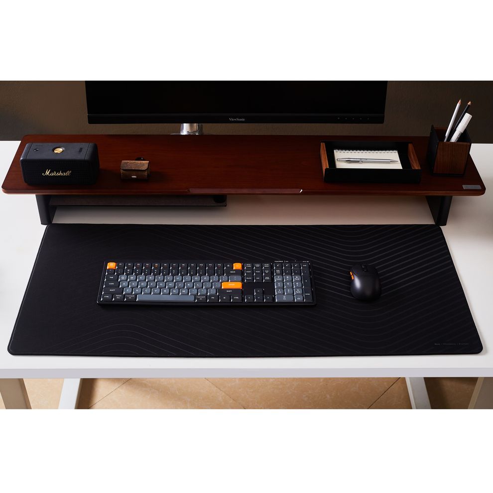 Hình ảnh 6 của Bàn di chuột Gaming Mouse Pad HyperWork FABLE (900x400x5mm - Wave Black - Mới, Full box, Chính hãng)