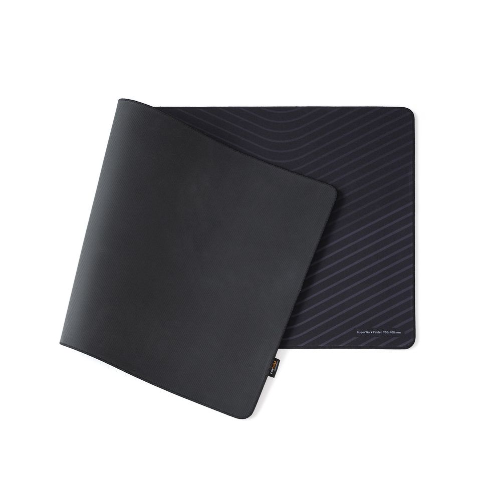 Hình ảnh 4 của Bàn di chuột Gaming Mouse Pad HyperWork FABLE (900x400x5mm - Wave Black - Mới, Full box, Chính hãng)