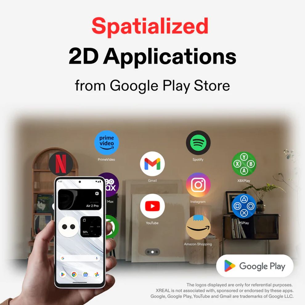 Hình ảnh 4 của XREAL Beam Pro Adapter (6GB RAM + 128GB Memory - White - Mới, Full box, Nhập khẩu)